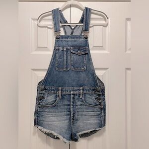 AEO American Eagle shortalls jeans Jean shorts Small